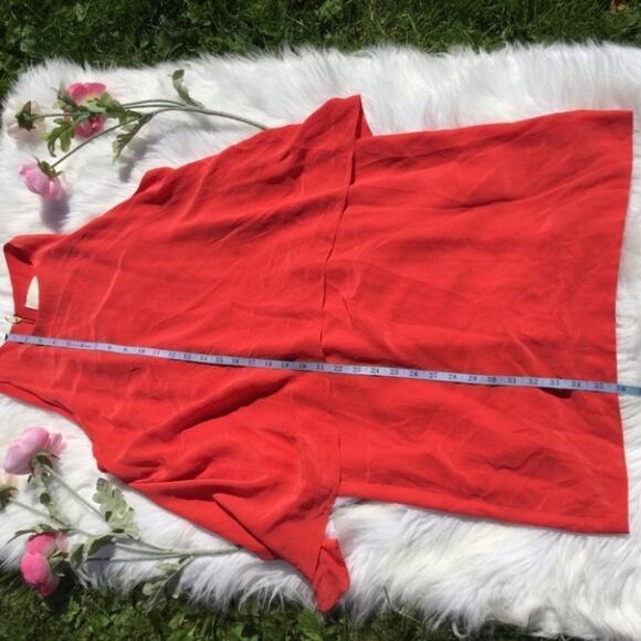 Cynthia Rowley 100% Silk Hot Pink Shift Dress Size 12 Wedding Dress - Picture 3 of 14